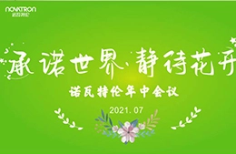 Impegno per il mondo, attesa che i fiori fiorano-Novatron 2021 Incontro di metà anno e Henan tifo, amore attività di raccolta fondi